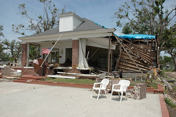 Hurricane Katrina stock photo