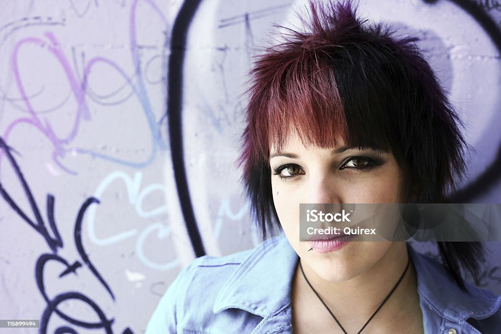 Young Adult Canon 5D Emo Stock Photo