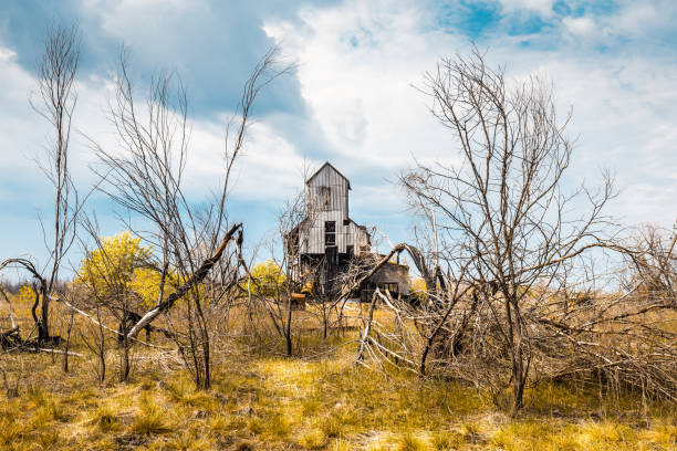 istock Abandoned factory in Chernobyl area 1158997009