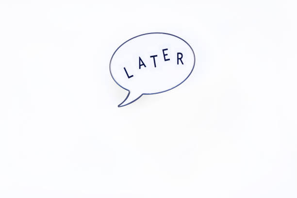 istock Concept of procrastination and time management 1159003059