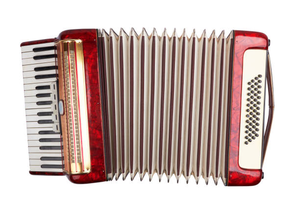 istock Retro accordion isolated 1159006706