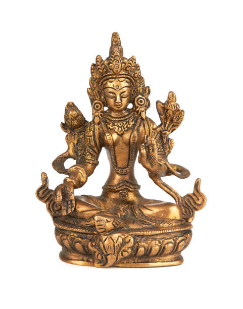 istock Statue of Green Tara 1159006816