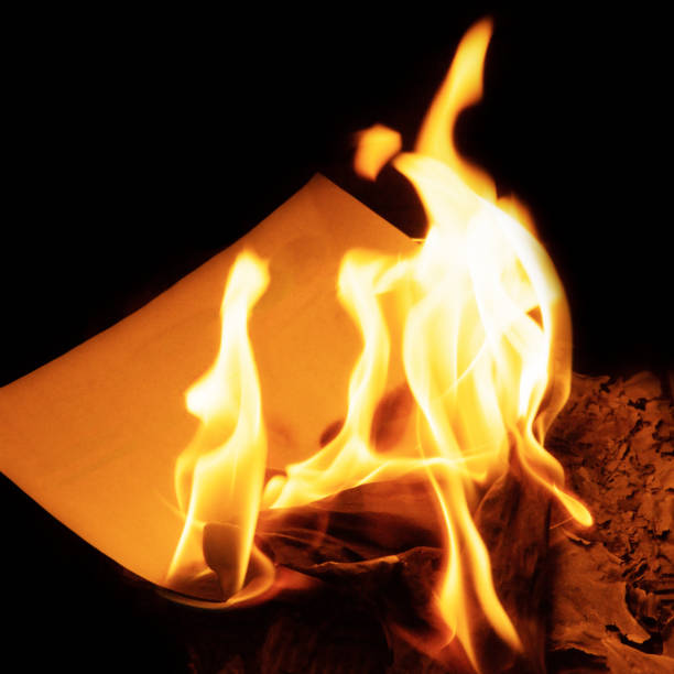istock Burning edge of paper 1159009890