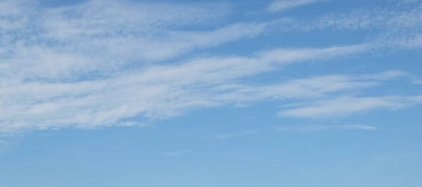 istock Beautiful cirrus clouds on the sky. Abstract nature background. Toned. 1159011717