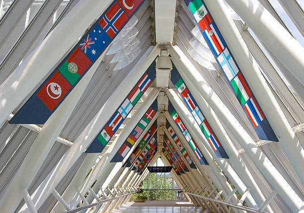 istock Flag Corridor, Global Business 115901483