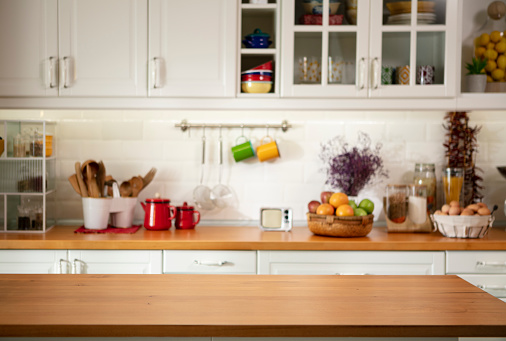 Kitchen Setting Stock Photo - Download Image Now - Kitchen, Backgrounds,  Kitchen Counter - iStock