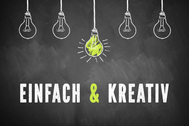 istock Chalk drawing of light bulbs above text 