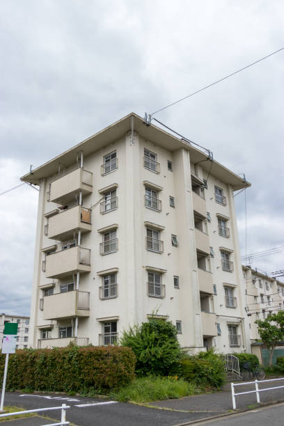 istock Housing complex in Kasukabe city, Saitama Prefecture, Japan 1159021032