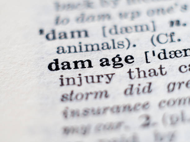 istock Definition of word damage 1159030211
