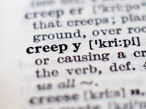 istock Definition of word creepy 1159030778