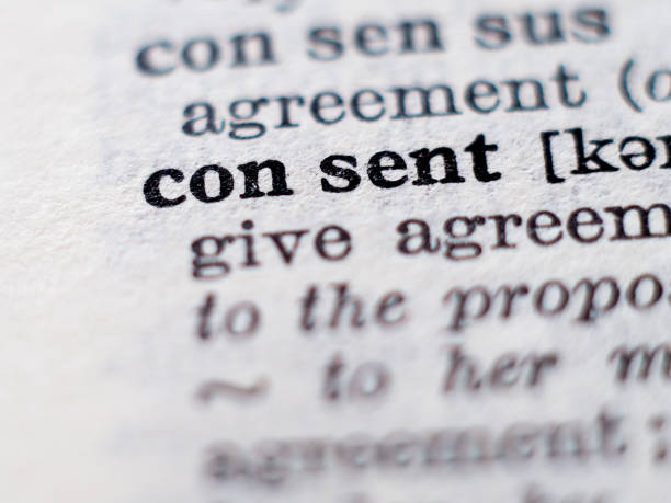 istock Definition of word consent 1159031565