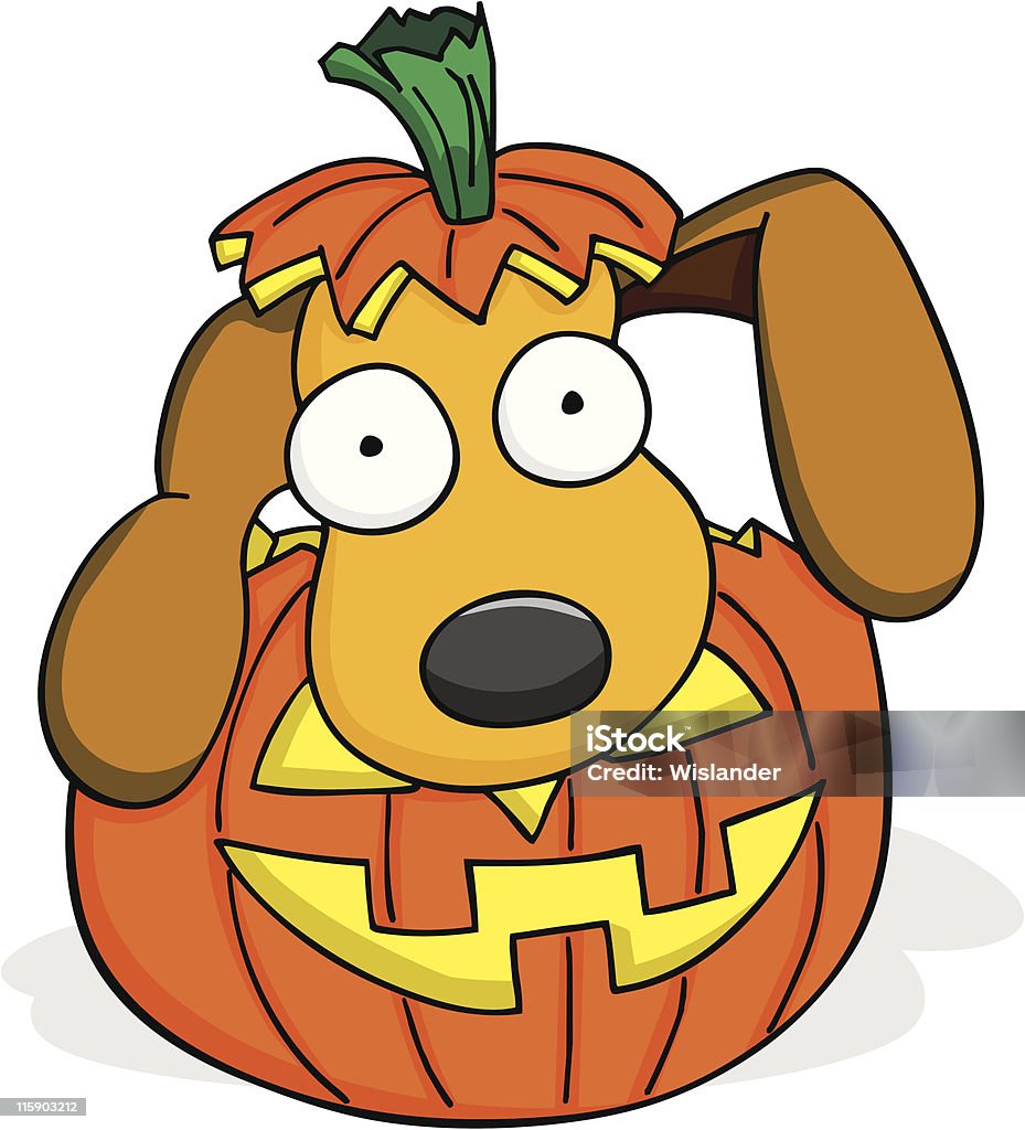 Halloween Chiot - clipart vectoriel de Couvercle libre de droits