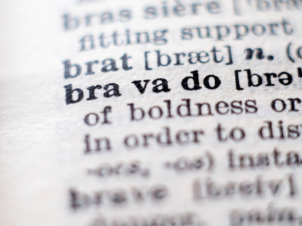 istock Definition of word bravado 1159032416