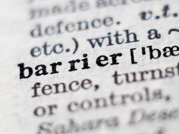 istock Definition of word barrier 1159032538