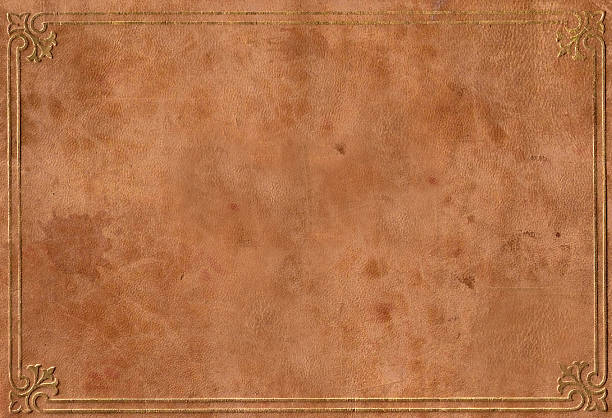 istock Vintage Leather Binder & Scrapbook Cover 115903322