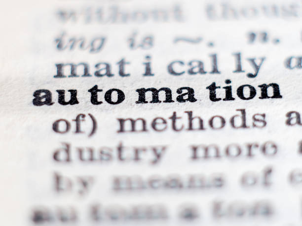 istock Definition of word automation 1159033262