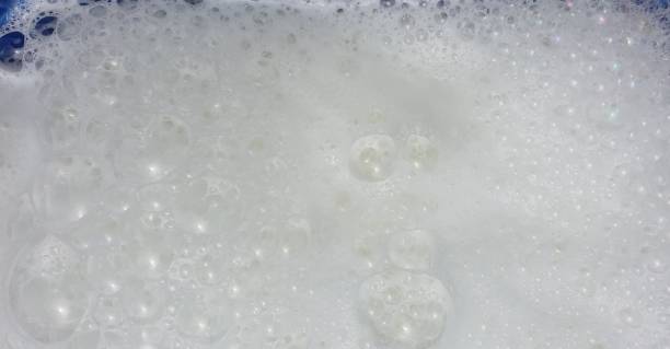 istock White background with close up of bubbles 1159033330