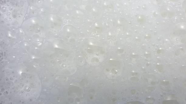 istock White background with close up of bubbles 1159033466