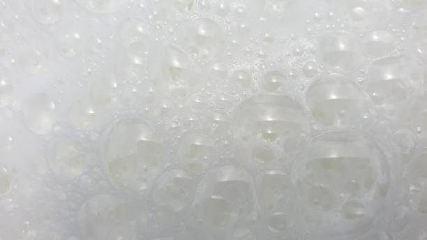 istock White background with close up of bubbles 1159033467