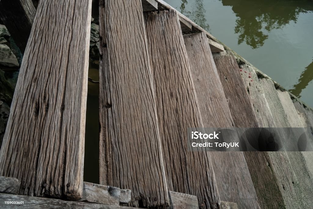 Timber Steps Texture Old Wooden Steps Texture With Selective Focus Stock Photo - Download ...
