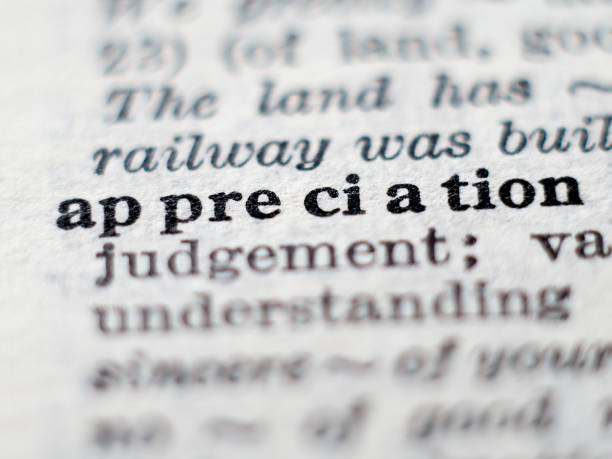 istock Definition of word appreciation 1159033681