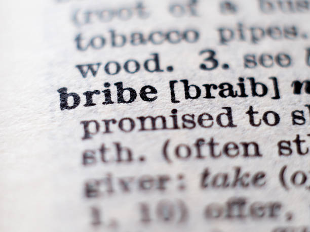 istock Definition of word bribe 1159035249