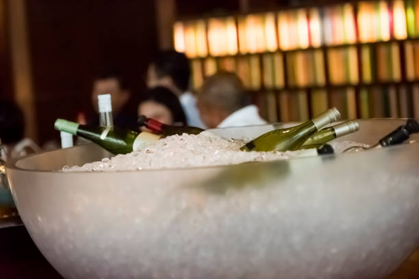 istock Selection of liquor in the container with ice 1159035330
