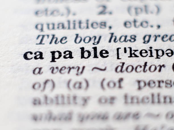 istock Definition of word capable 1159035371