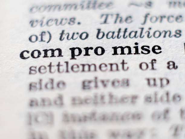 istock Definition of word compromise 1159036162