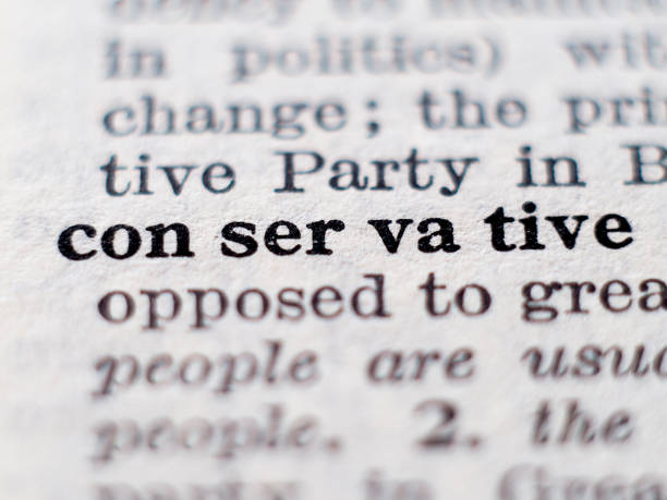 istock Definition of word conservative 1159036288