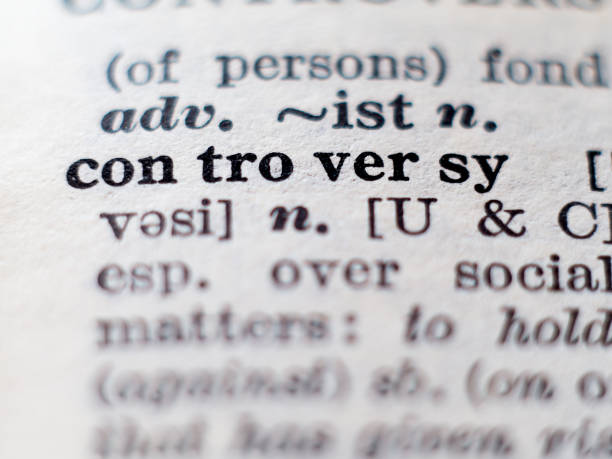 istock Definition of word controversy 1159036488