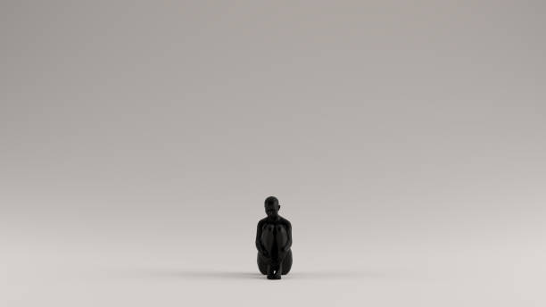 istock Black Mysterious Witch Woman Sitting Down 1159037593