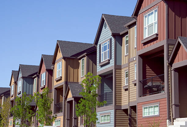 istock Row of Townhouses 115903832