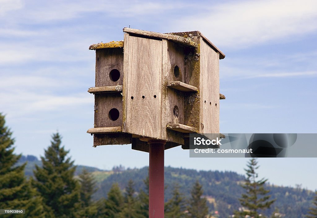 Casa de Pássaro nas montanhas - Foto de stock de Casa de Pássaro royalty-free