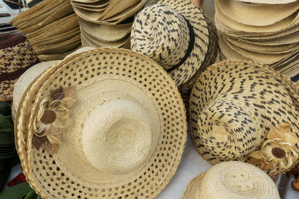 istock Handmade hats for sale in Cuba 1159039182