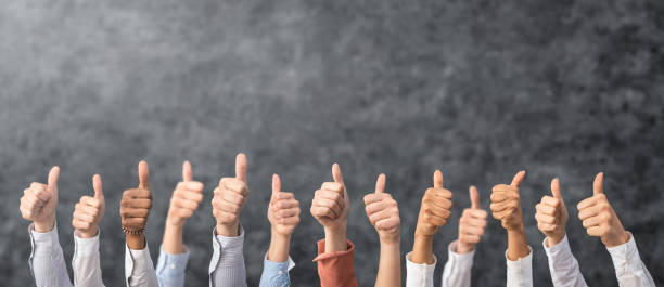 istock Hands showing the thumb and the symbol ok concept. 1159039601