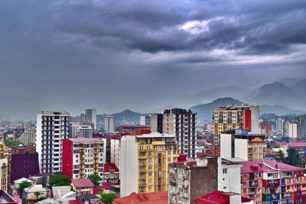 istock Raining In Batumi Georgia 1159040234