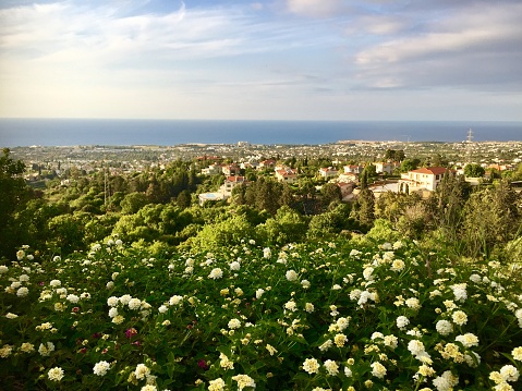 General view of Bellapais(Beylerbeyi) village / Kyrenia \nTurkish Republic of Northern Cyprus /Cyprus 06/15/2019