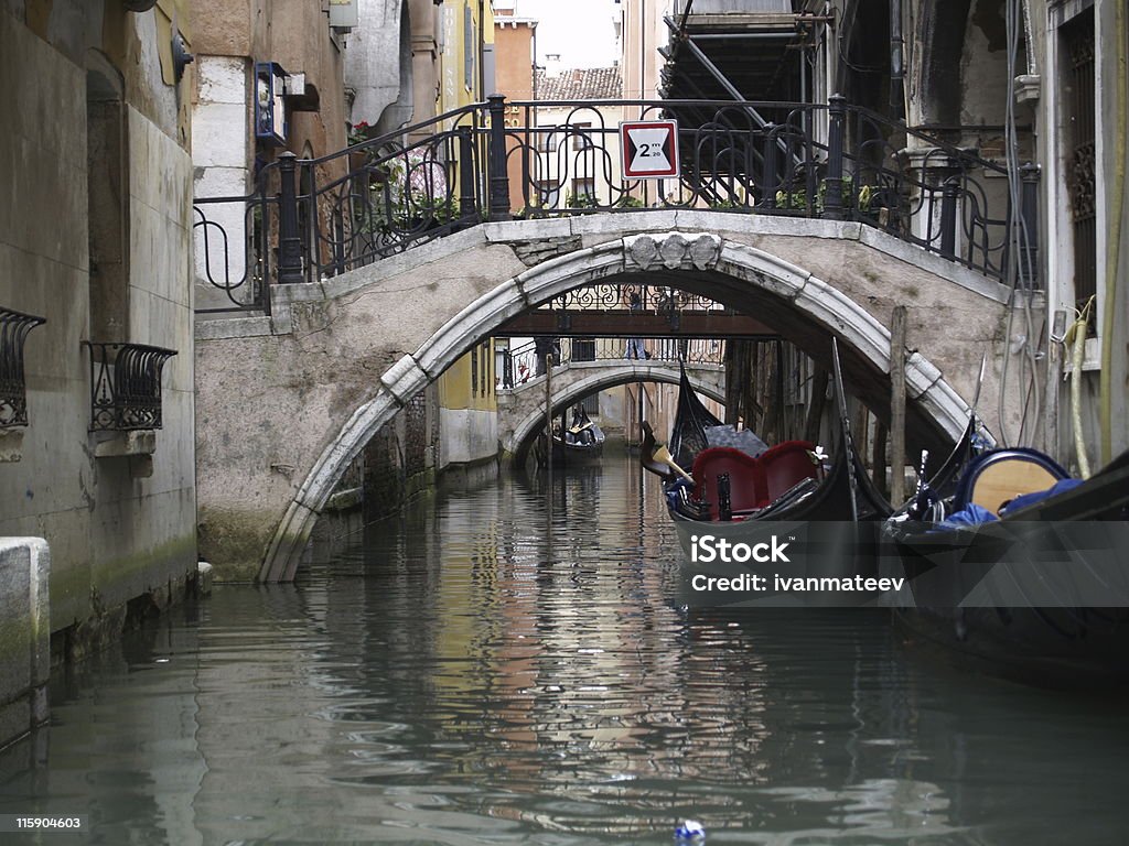 Piccolo ponte a Venezia - Foto stock royalty-free di Acqua