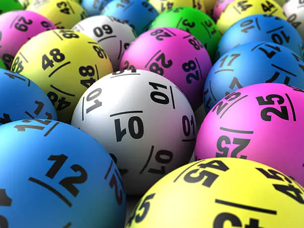Photo of Close-up of colorful lottery balls