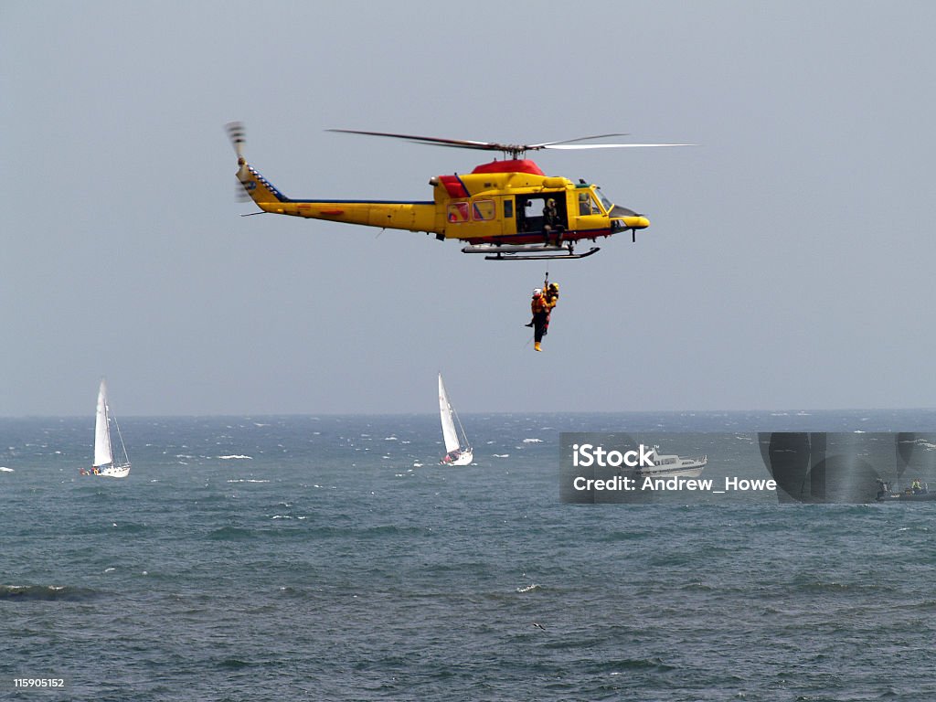Air Sea неотложной - Стоковые фото Спасательная операция роялти-фри