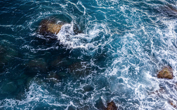 istock Movement of wave in Mediterranean sea 1159052278