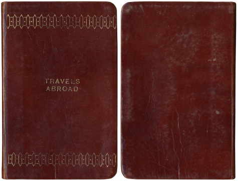 Vintage Travel Journal front and back