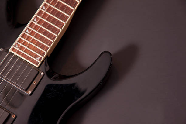 istock Horn of an electric guitar 1159054975