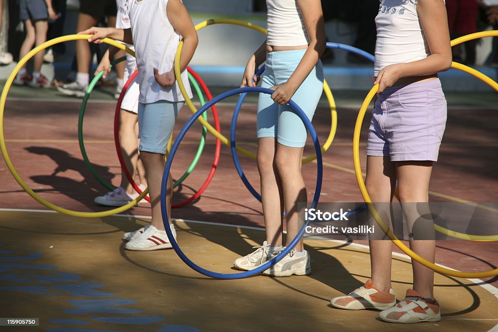 Meninas com basquete - Foto de stock de Adulto royalty-free