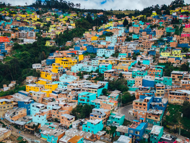 istock Overlooking colourful city barrios 1159063913