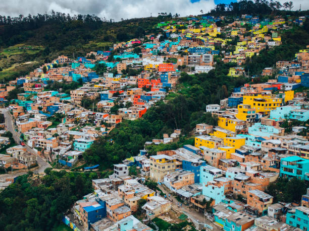 istock Overlooking colourful city barrios 1159063914