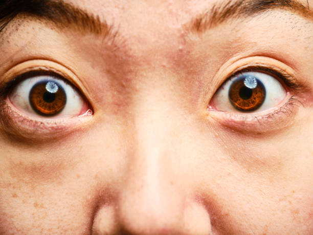 A young woman's eye - close up