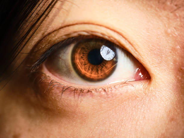 istock Japanese Woman Eyeball Macro 1159064642