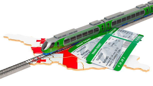 istock Train travel in Georgia, concept. 3D rendering isolated on white background 1159067071